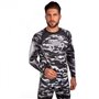 Комплект компресійний чоловічий лонгслів та штани VNM CAMO HERO CO-8124-CO-8220-BK M білий камуфляж