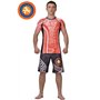 Рашгард Pankration Berserk 3D Approved UWW red, 2XL