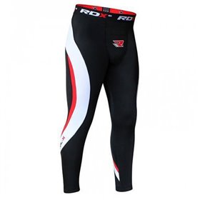 Штаны компрессионные RDX RDX Inc L Черно-белый (06260012)