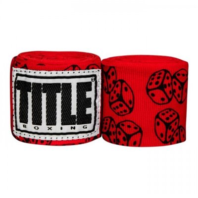 Бинти боксерські еластичні TITLE Boxing Print Mexican Stile Dice 4.5 м