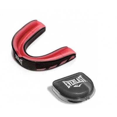 Капа боксерська Everlast Evershield Single Mouthguard + кейс Red