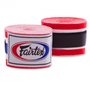 Бінти боксерські бавовна FAIRTEX HW2THAI-5 5м білий-синій-червоний