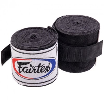 Бінти боксерські бавовна FAIRTEX HW2-3 3м чорний