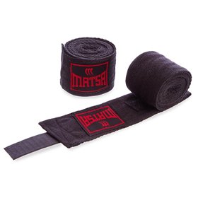 Бинти боксерські MA-0030 Matsa 2,5м Чорний (37240023)