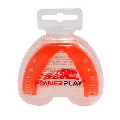 Капа боксерська PowerPlay 3305 SR доросла Orange (KG-5291)