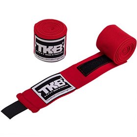 Бінти боксерські бавовна з еластаном Hand Wraps TKHWR-01 Top King Boxing 4м Червоний (37551001)