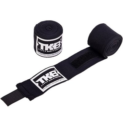 Бінти боксерські бавовна з еластаном Hand Wraps TKHWR-01 Top King Boxing 4м Чорний (37551001)