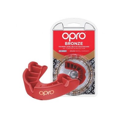 Капа OPRO Bronze Red (art.002219003)