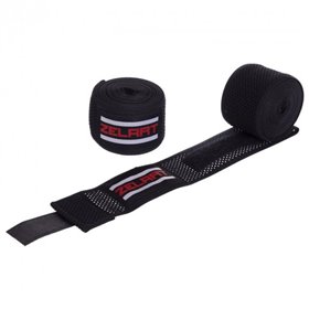 Бинти боксерські Zelart 2894 довжина 3м Black