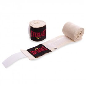 Боксерські бинти 2 м кумпур для боксу бавовна Everlast (2шт) BO-6268-2 (OF)
