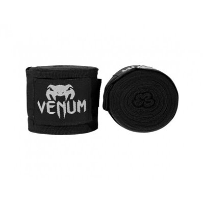 Бинти VENUM Kontact Boxing Handwraps 4 м чорний (3980)