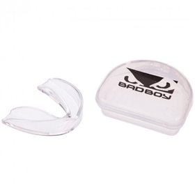Капа боксерська однощелепна з футляром BDB BO-7036 прозорий