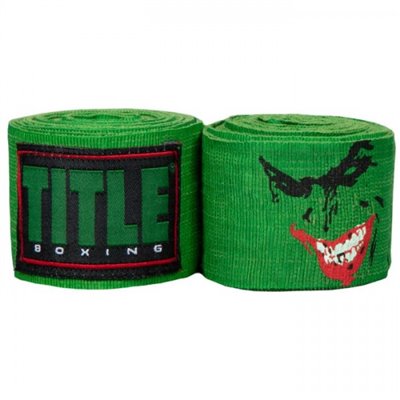 Бинти боксерські еластичні TITLE Boxing Elastic Jester 4,5 м Зелені