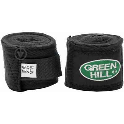 Бінті GREEN HILL BC-6232a еластан 3.5м black