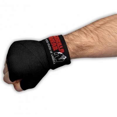 Бінти боксерські Gorilla Wear Boxing Hand Wraps Чорні (9990990040)