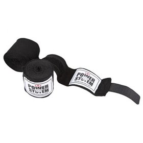 Бинты для бокса Power System PS-3404 чорний 4 м