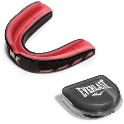 Капа боксерська Everlast Evershield Single Mouthguard + кейс Grey