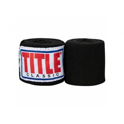 Бинти TITLE Classic Advanced Hand Wraps V2 2,75 м (108') чорний (5205)