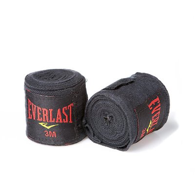 Бинти боксерські Everlast 3 м чорні