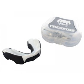 Капа для єдиноборств Profi у футлярі чорно-біла (MS 1626)