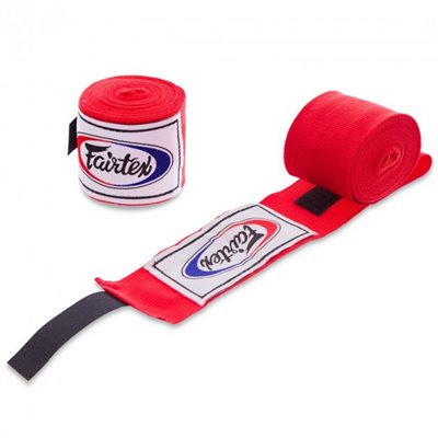 Бінти боксерські Fairtex HW2-3 довжина 3м Red