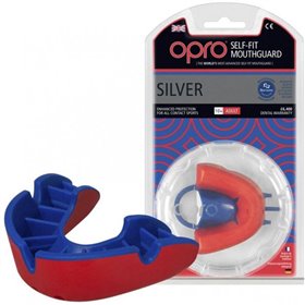 Капа Opro Silver - Red/Blue (002189005)