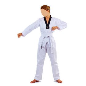 Добок кімоно для тхеквондо Matsa 0018 біле 240г/м2 зріст 150 см