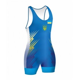 Трико борцівські чоловіче Збірної України (2016) L Синій (CS-A-010-L)