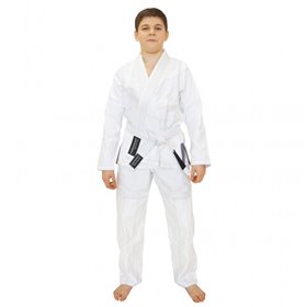 Кімоно дитяче для Бразильського Джиу-Джитсу FirePower Classic Біле (M3)