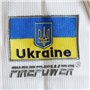 Жіноче кімоно для Бразильського Джиу-Джитсу FirePower Ukraine Біле (F1)