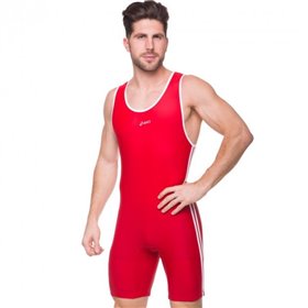 Трико для боротьби борцівські трико Asics 5440 розмір XL (50-52) Red