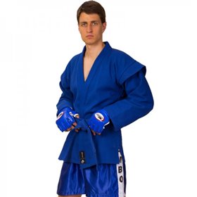 Кімоно для самбо MA-3210 р-р 2,синій (DS0002463)