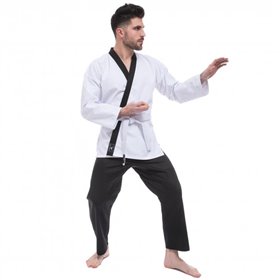 Кімоно для дукендо карате DOCANDO DCS 150см біло-чорне