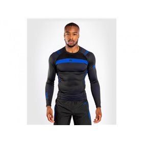 Рашгард VENUM NoGi 3.0 Rashguard Long Sleeves M чорний/синій (5238)