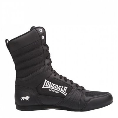 Боксерки Lonsdale Contender Boxing Black/White, 45 (10077875)