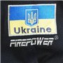 Кімоно для Бразильського Джиу-Джитсу FirePower Ukraine Чорне (A3L)