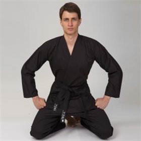 Кімоно для карате MATSA MA-0017 160см чорний