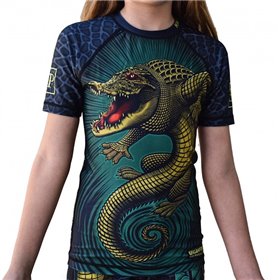 Рашгард дитячий з коротким рукавом Break Point Gator Принт (YS)