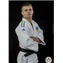 Кімоно для дзюдо Champion II з ліцензією IJF ADIDAS J-IJF-SMU (біле/синьо-жовті смуги розмір 200