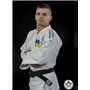 Кімоно для дзюдо Champion II з ліцензією IJF ADIDAS J-IJF-SMU (біле/синьо-жовті смуги розмір 200