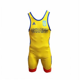 Костюм для боротьби (трико) UWW ADIDAS 1633RED V2 жовтий M