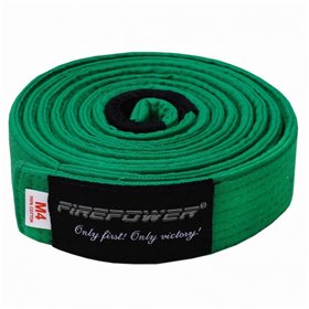 Пояс дитячий для Бразильського Джиу-Джитсу Firepower Classic Light (M0) Зелений