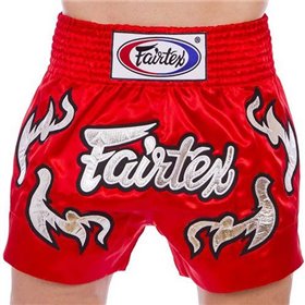 Шорти для тайського боксу та кікбоксингу BS0665 Fairtex XXL Червоний (37475030)