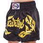 Шорти для тайського боксу та кікбоксингу BS0646 Fairtex XXL Чорний (37475028)