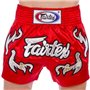 Шорти для тайського боксу та кікбоксингу BS0665 Fairtex L Червоний (37475030)