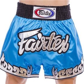 Шорти для тайського боксу та кікбоксингу BS0631 Fairtex S Блакитний (37475029)