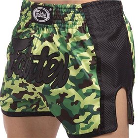 Шорти для тайського боксу та кікбоксингу BS1710 Fairtex M Камуфляж зелений (37475031)