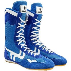 Замшеві боксерки OB-3206 Zelart 42 Синій (37363098)