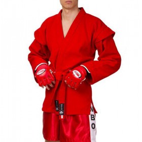 Кімоно для самбо MA-3209 Без бренду 6 Червоний (37429105)