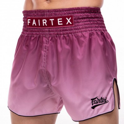 Шорти для тайського боксу та кікбоксингу FAIRTEX BS1904 BLACK/WINE L чорний-бордовий